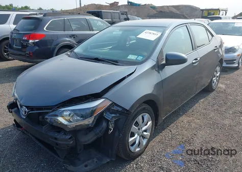 2015 Toyota Corolla Le from USA, damaged, VIN 2T1BURHE6FC358767